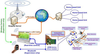 Diagram shows a network model for home-based units.