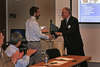 Photo of the certificate presentation