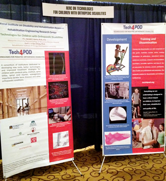 Photo of Tech4POD exhibit at AACPDM